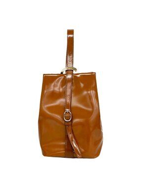 Cartier Handbag Panthere Leather Brown Silver